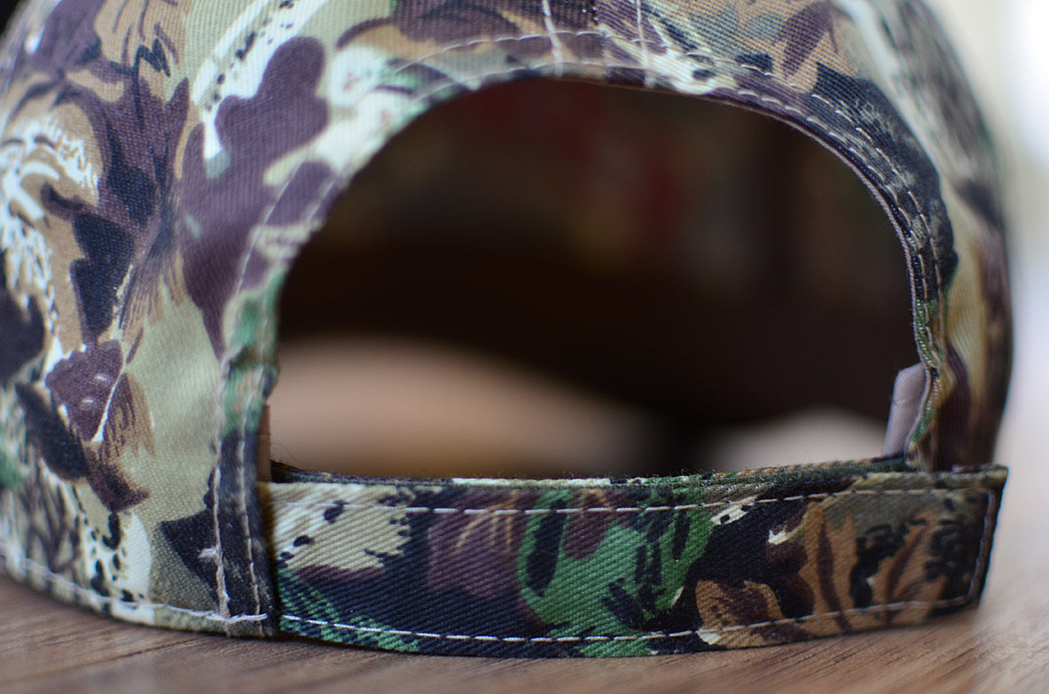 Out West Camo 5 Panel Mid Profile Baseball Cap