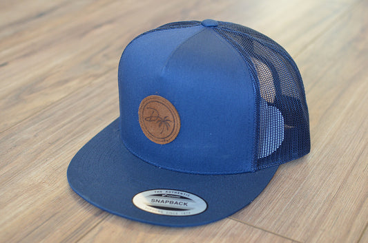 DTree Five-Panel Trucker Hat - Navy